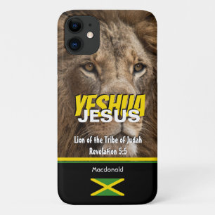 Jesus Lion Tribe of Judah JAMAICA Vlag Gepersonali Case-Mate iPhone Case