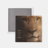 Jesus Lion van het Inspirerend Christelijke citaat Magneet (Voorkant / Achterkant)