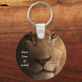 Jesus Lion van het Inspirerend Christelijke citaat Sleutelhanger (Voorkant)