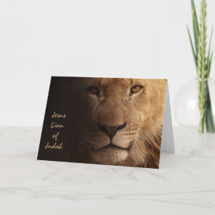 Jesus Lion van Inspirerend Christelijk Citaat Kaart