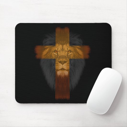 Jesus Lion van Judah Mousepad Muismat (Met muis)