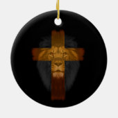 Jesus Lion van Judah Ornament (Achterkant)