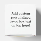 Jesus Lives Blue/Brown Christelijk paaskruis Bedankdoosjes (Bovenkant)