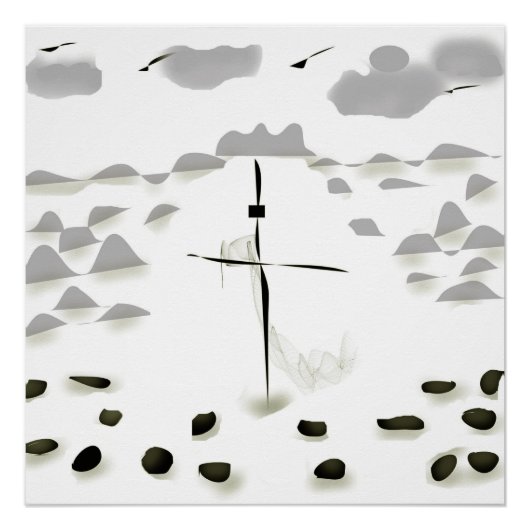 Jesus lives perfect poster (Voorkant)