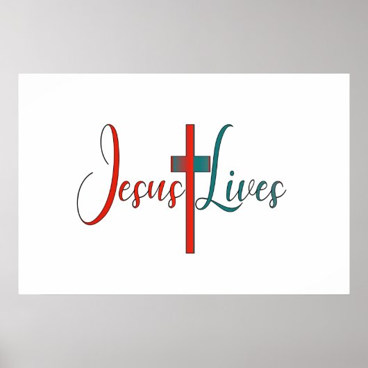 Jesus Lives Poster (Voorkant)