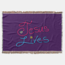 Jesus Lives Purple 