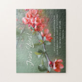 Jesus Lives Spring Flowers Bijbel Verse Pasen Legpuzzel (Verticaal)