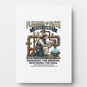 Jesus Loodgieter Grafische T-shirt Christelijke Ku Fotoplaat