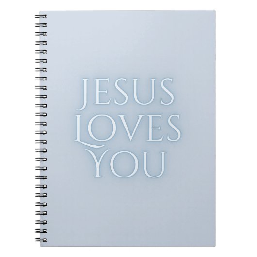 Jesus Looft Christelijk Typografie Ontwerp Notitieboek (Voorkant)