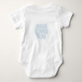Jesus Looft Christelijk Typografie Ontwerp Romper (Achterkant)
