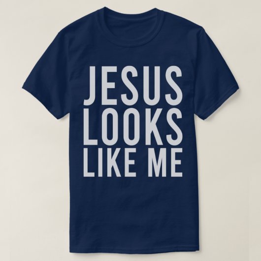 Jesus looks like me t-shirt (Design voorkant)