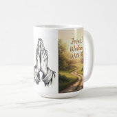 Jesus Loopt Met Mij Mok (Voorkant rechts)