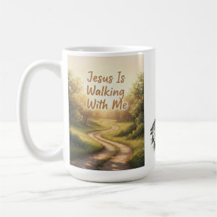 Jesus Loopt Met Mij Mok