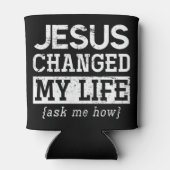 Jesus Lord Christelijk Gift God Savior Jesus Pullo Blikjeskoeler (Achterkant)