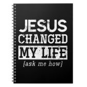 Jesus Lord Christelijk Gift God Savior Jesus Pullo Notitieboek (Voorkant)