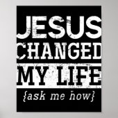 Jesus Lord Christelijk Gift God Savior Jesus Pullo Poster (Voorkant)