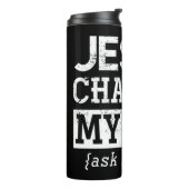 Jesus Lord Christelijk Gift God Savior Jesus Pullo Thermosbeker (Gedraaid links)