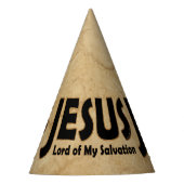JESUS Lord of Salvation Feesthoedjes (Voorkant)
