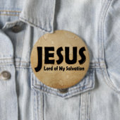 JESUS Lord of Salvation Ronde Button 4,0 Cm (In situ)