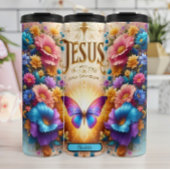Jesus Lord Savior Floral Radiance Thermosbeker