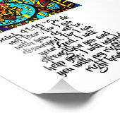 Jesus lord Savior Foto Afdruk (Hoek)