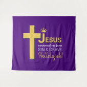 JESUS LOSDE MI LOSPASTA Pasen Wandkleed (Voorkant (horizontaal))