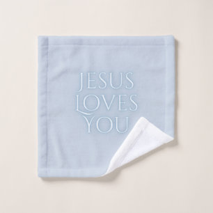 Jesus Lout Christelijke Typografie Ontwerp Washandje