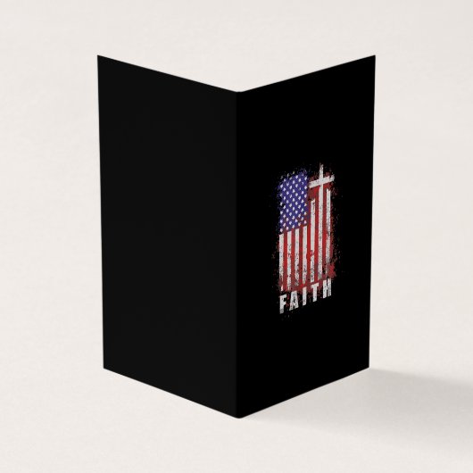 Jesus Love | Christelijk patriottisch geloof Jesus Visitekaartje (Buitenkant)