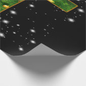 Jesus Love | Cross Jesus Christelijke kerstboom Cadeaupapier (Hoek)