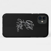 Jesus Love | Dit meisje loopt op Jezus en Muziek Case-Mate iPhone Case (Achterkant (horizontaal))