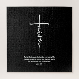Jesus Love   Faith Cross Christelijk Jesus Faith G Legpuzzel