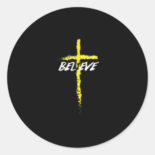 Jesus Love   Geloof Cross Jesus Christus Religie Ronde Sticker