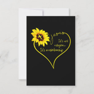 Jesus Love   Het is geen religie maar een Relatie RSVP Kaartje