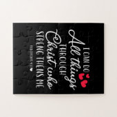 Jesus Love | Ik kan alles doen met Christus Legpuzzel (Horizontaal)