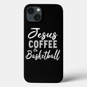 Jesus Love Jesus Coffee en Basketball Case-Mate iPhone Case