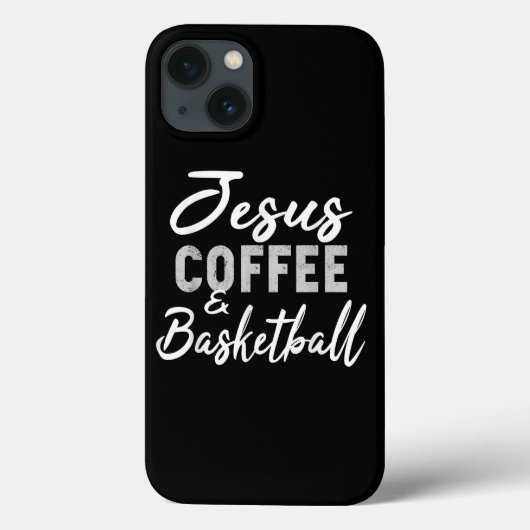 Jesus Love | Jesus Coffee en Basketball Case-Mate iPhone Case (Achterkant)