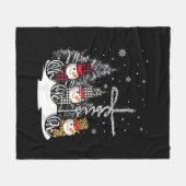 Jesus Love | Jesus Faith Hope Love Snowman Fleece Deken (Voorkant (Horizontaal))