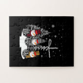 Jesus Love | Jesus Faith Hope Love Snowman Legpuzzel (Horizontaal)