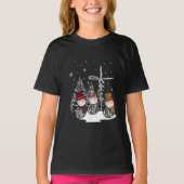 Jesus Love | Jesus Faith Hope Love Snowman T-shirt (Voorkant)