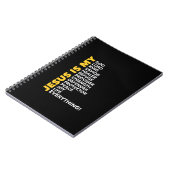 Jesus Love | Jezus is mijn God mijn God mijn God Notitieboek (Linkerzijde)