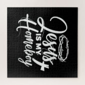 Jesus Love | Jezus is mijn homeboy Funny Christeli Legpuzzel (Horizontaal)