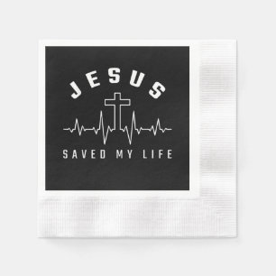 Jesus Love Jezus redde mijn leven Christelijk Servet