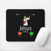 Jesus Love | Jezus roept... Jezus Telefoon Christe Muismat (Met muis)