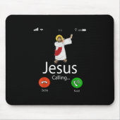 Jesus Love | Jezus roept... Jezus Telefoon Christe Muismat (Voorkant)