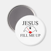 Jesus Love | Jezus vult me op Magneet (Voorkant / Achterkant)