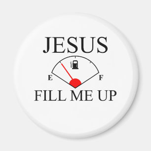 Jesus Love   Jezus vult me op Magneet