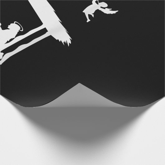 Jesus Love | Kerstnativiteit waarvan ik Jezus hou Cadeaupapier (Hoek)