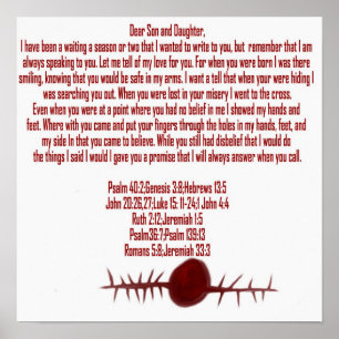 Jesus Love Letter Poster