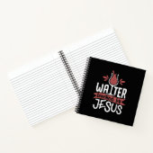 Jesus Love | Water in aanraking met Jezus kerstwij Notitieboek (Binnen)