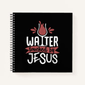 Jesus Love | Water in aanraking met Jezus kerstwij Notitieboek (Voorkant)